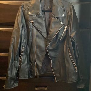 H&M faux leather jacket